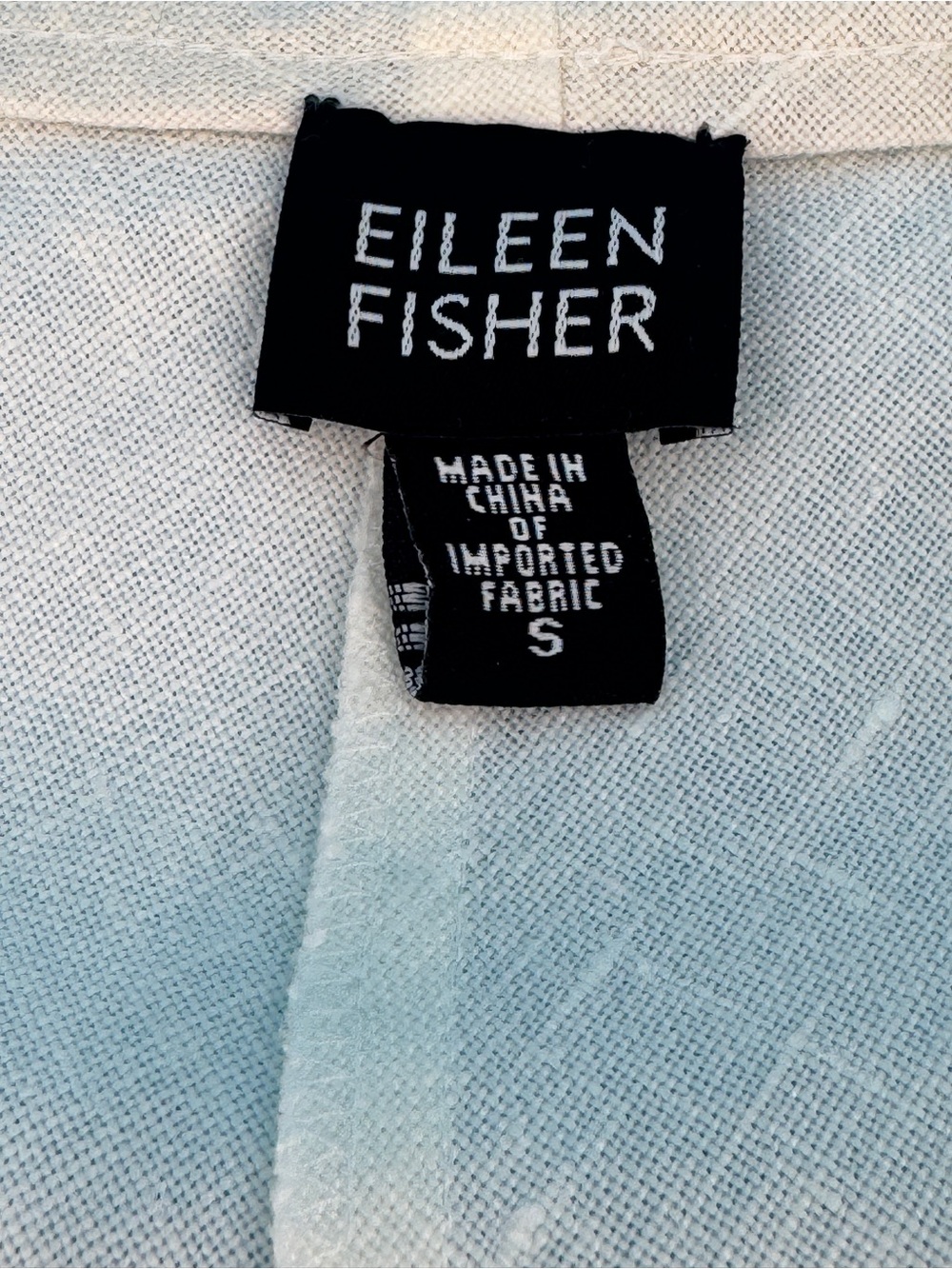Eileen Fisher White A-Line Irish Linen Midi Skirt - Picture 5 of 6